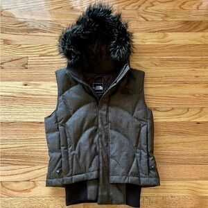 The North Face Women’s 600 Down Brown  Prodigy Puffer Vest Size XS